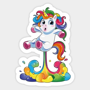 Unicorn Gas Sticker